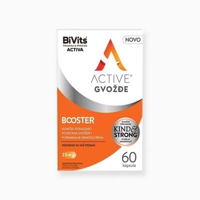 BiVtis Gvožđe Booster 25 mg kapsule a60