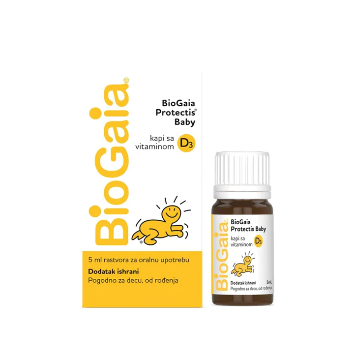 BioGaia Protectis baby kapi s vitaminom D 5ml