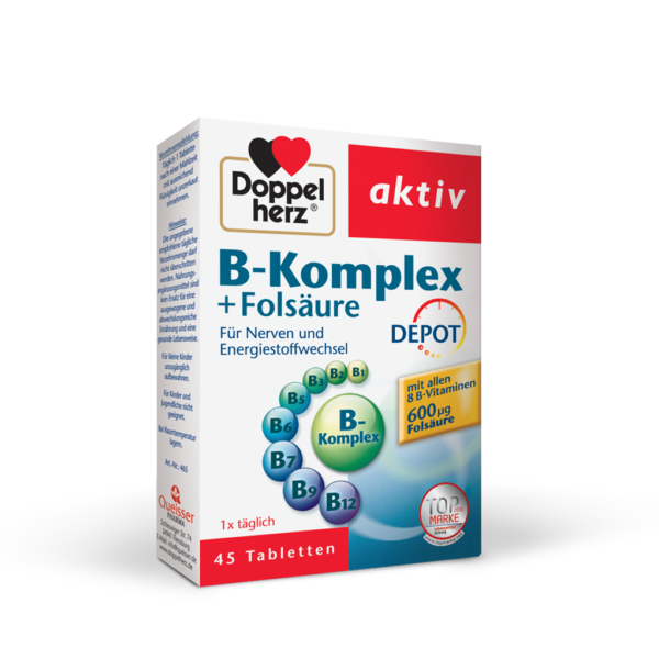 Doppelherz Aktiv B-Complex + folna kiselina tablete