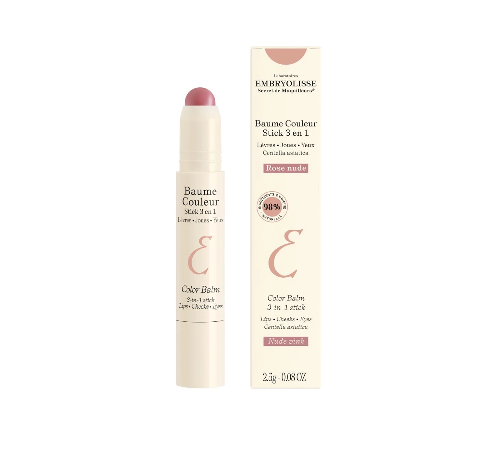 EMBRYOLISSE Color Balm 3-in-1 Stick Nude 2,5g