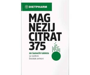 Magnezij Citrat 375 šumeće tablete Dietpharm