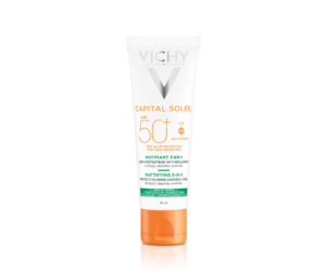 Vichy Capital Soleil - Matirajuća krema 3 U 1 SPF 50+