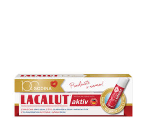 Lacalut Aktiv - Pasta za zube + Lacalut Balzam za usne gratis
