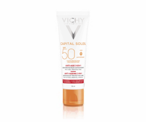 Vichy Capital Soleil - Krema za zaštitu od sunca s anti-age efektom SPF 50