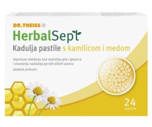 Dr. Theiss - HerbalSept Pastile Kadulja s kamilicom i medom